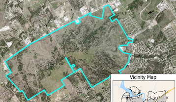 Location of potential 2,100 data center in Granbury, Texas