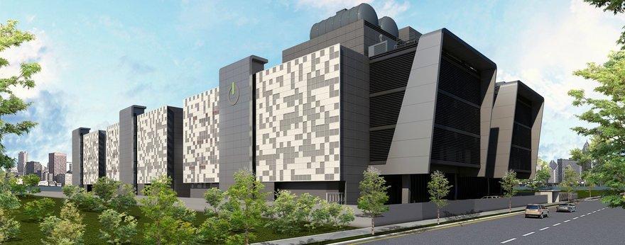 Global Switch campus in Hong Kong - artist's Impression