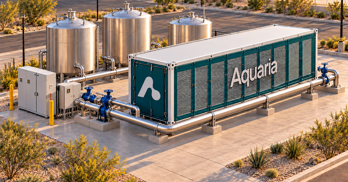 Water harvesting firm Aquaria launches pilot for modular onsite water ...