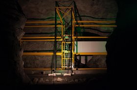 Inside Lefdal Mine