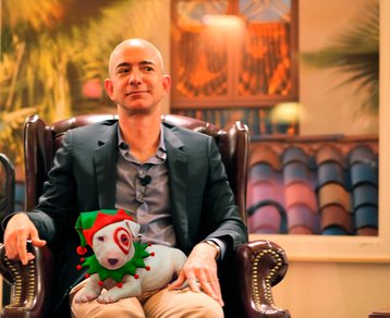 Jeff Bezos and the Target dog