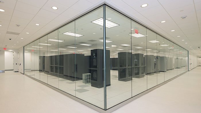 Inside C Spire data center in Starkville