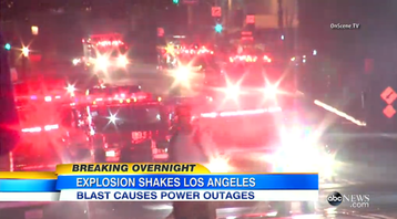 los angeles explosion wilshire