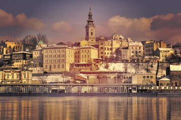 Belgrade from the river Sava