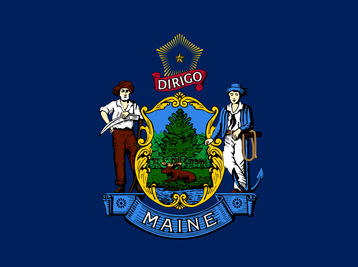 maine flag
