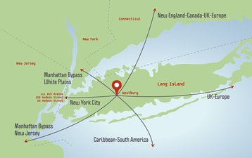 The Westbury site's tenants access national and international network connections