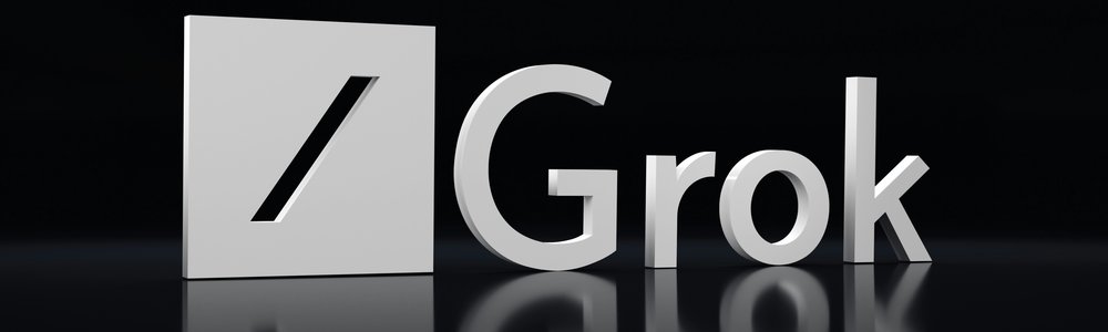Grok X.AI Logo in 3D