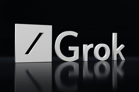 Grok X.AI Logo in 3D