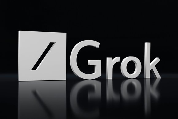 Grok X.AI Logo in 3D