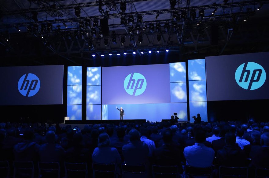 Meg Whitman, HP CEO, on stage at Barcelona