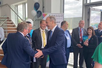 micheal martin at opening of Park Place Technologies Ireland blarney business park June 2022 crop.jpg