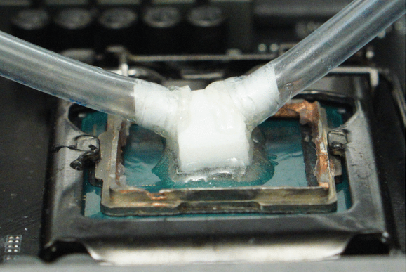 microsoft experiment coolant manifold