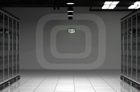 Teraco logo on a data center wall