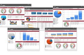 Screenshots from nlyte's DCIM software