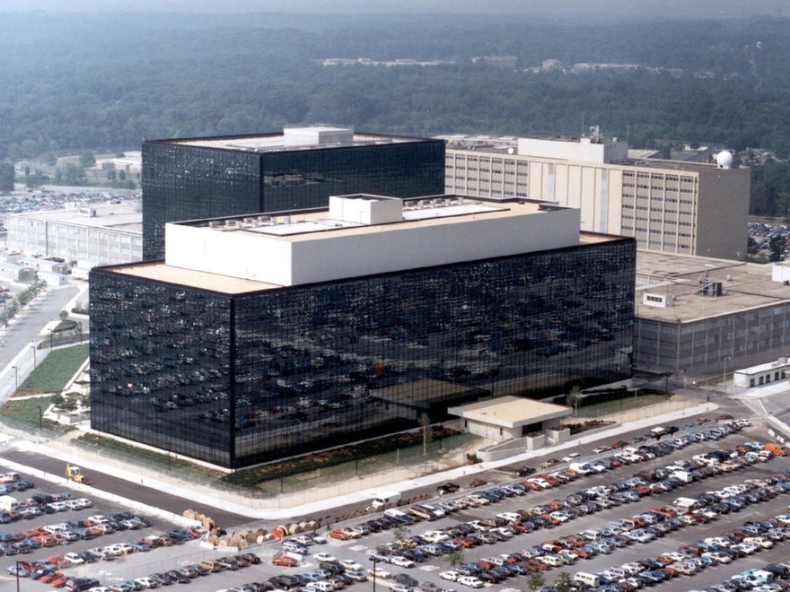 The NSA headquarters in Fort Meade, Maryland