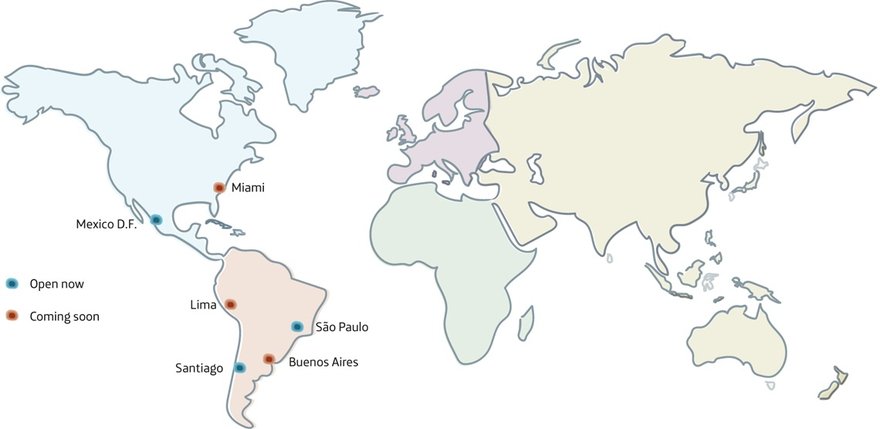 Open Telefonica cloud map