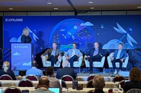 (L-R): Laura Falko, Head of Global Partner Programs Marketing and Experience, Broadcom; Brian Moats, SVP of Global Commercial Sales and Partners, Broadcom; Pierre Cayouette, VMware Practice Lead, Pellera Technologies; Bill Grismore, Co-founder, 27 Virtual