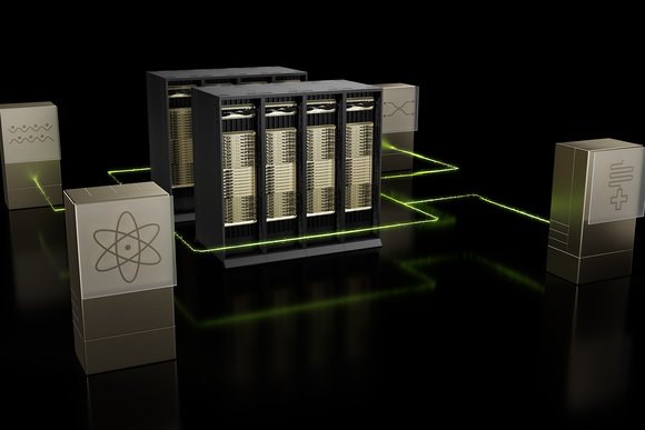 Nvidia quantum computing graphic