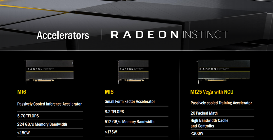 The Radeon Instinct line up