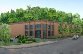An artist impression of the Bloomberg facility in Orangetown.