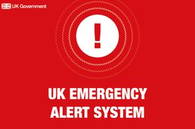 UK emergency text alert