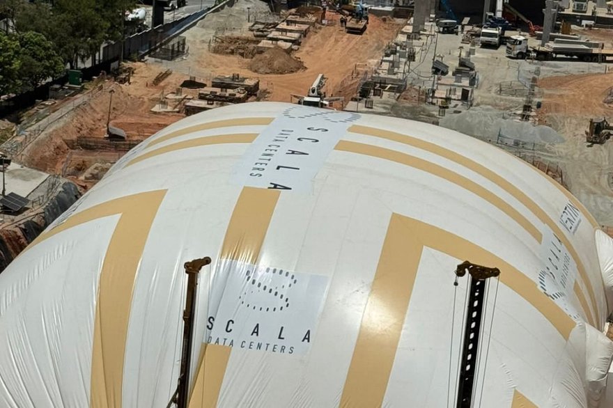 scala sao paolo inflatable bulding site