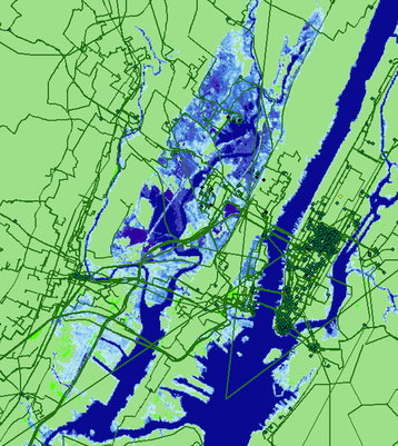 Seawater inundation projected for New York City by 2033