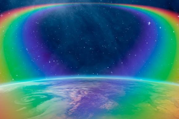 space radio waves spectrum