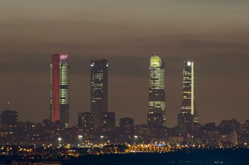 Skyscrapers in Madrid