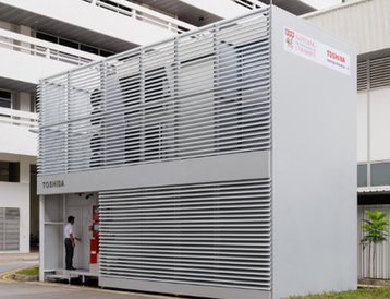Toshiba and NTU's high-density modular data center