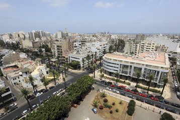 View over the city of Casablanca, Morocco