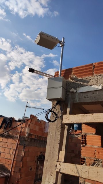 Ponto de acesso na Vila do Índio (Belo Horizonte) / Foto: divulgação L8