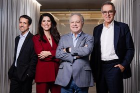 Time de liderança da Claro: Rodrigo Marques, CEO da Claro, Roberta Godoi, CEO da Unidade para Pequenas e Médias Empresas, José Félix, presidente, e José Formoso, CEO da Unidade de Grandes Empresas e Governo