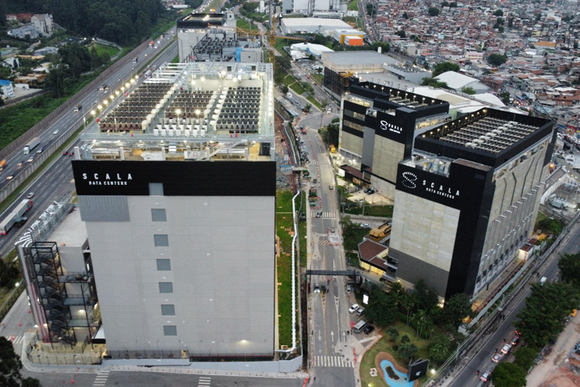 Imagem do Campus Tamboré (SP) em Barueri, em São Paulo, o maior campus de data centers da América Latina