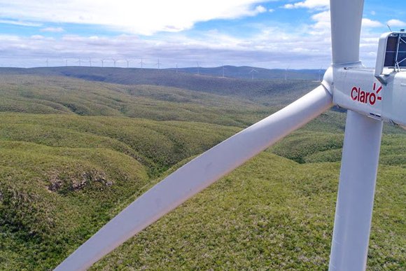 Aerogerador do programa Energia da Claro