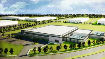 ViaWest data center in Plano, Texas - artist's impression