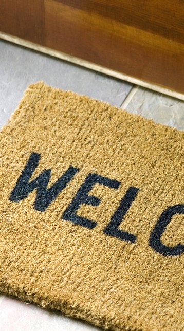 welcome doormat vertical