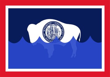 Wyoming State flag climate change