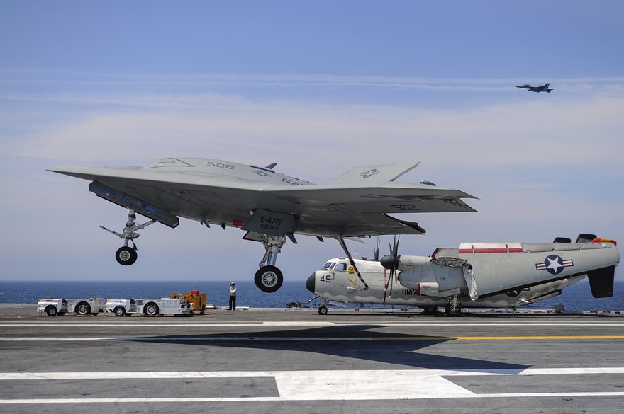 The US Navy's X-47B unmanned aircraft is powered by Dell technology